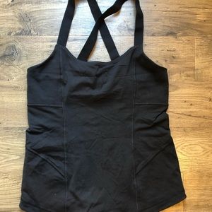 Lululemon top with built in bra size 10